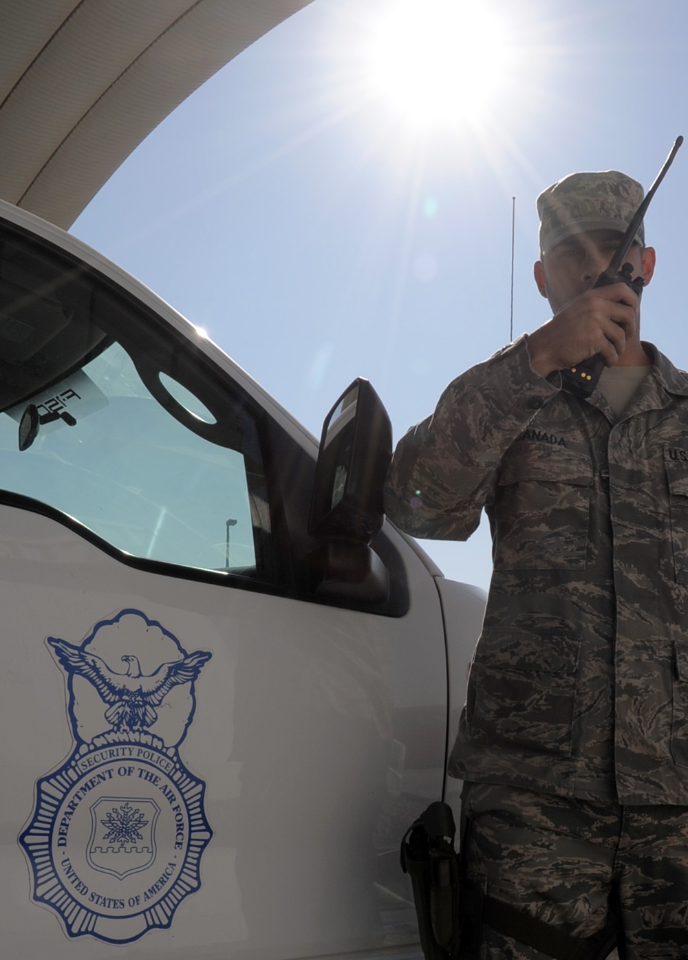 Pope Security Forces NCO, West Salem Native, Works With Host Nation to Secure Southwest Asia Base