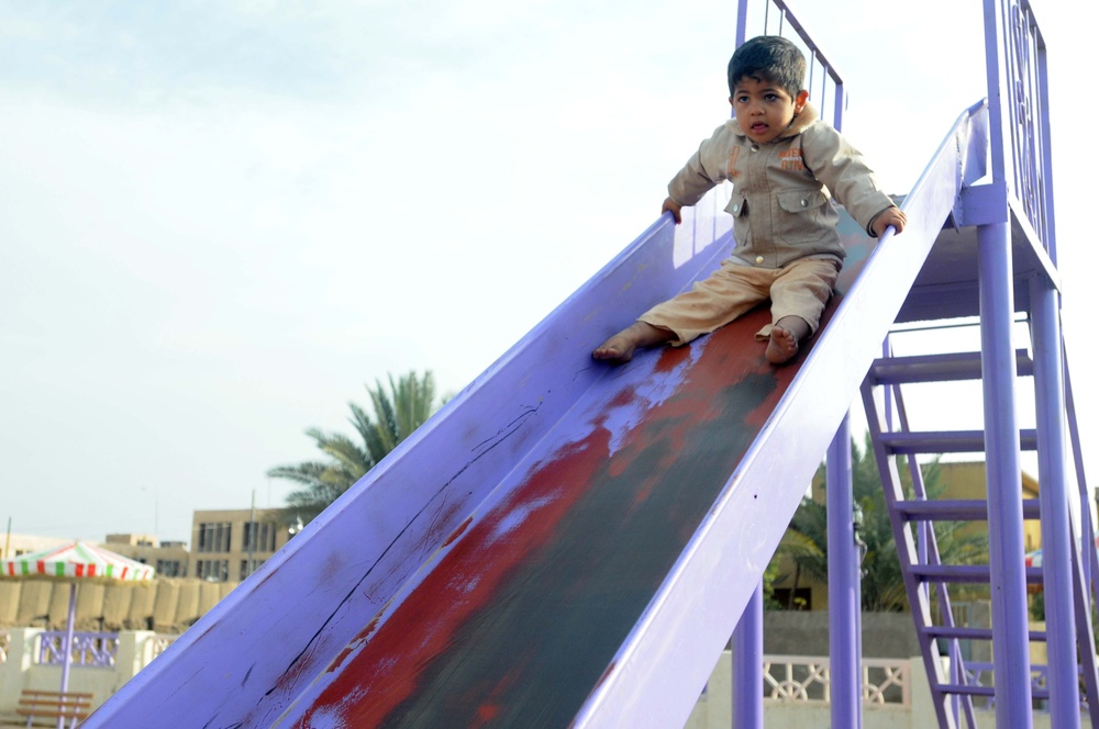 Playground Opens In Tahrir After A Rough History