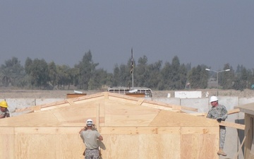 Soldiers improve housing for Iraqi Army at Joint Security Station Deason
