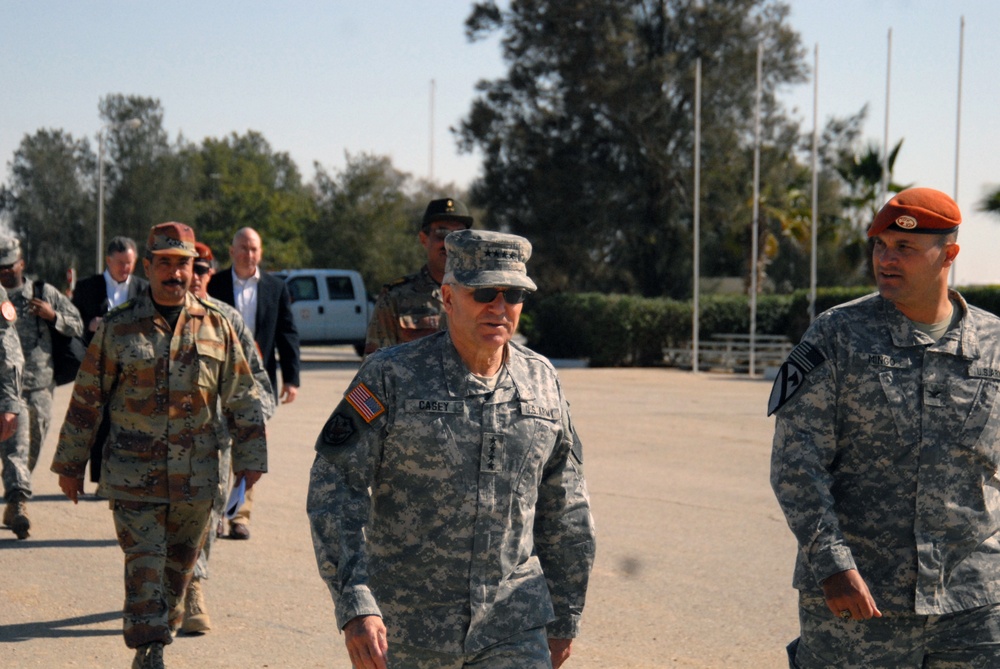 U.S. Army Chief of Staff  Visits Troops in Egypt