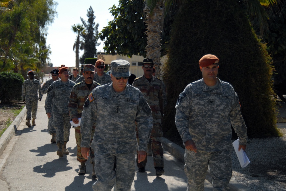 U.S. Army Chief of Staff  Visits Troops in Egypt