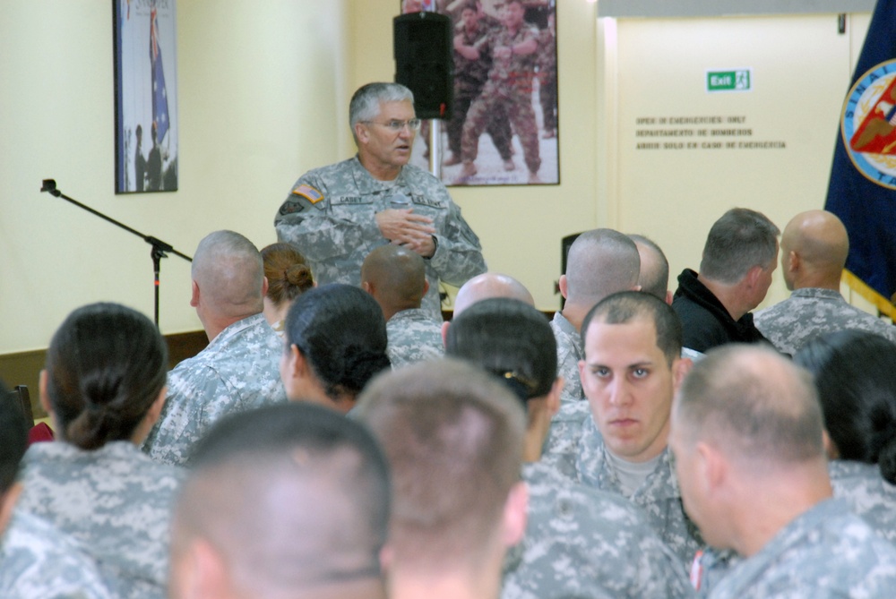 U.S. Army Chief of Staff  Visits Troops in Egypt