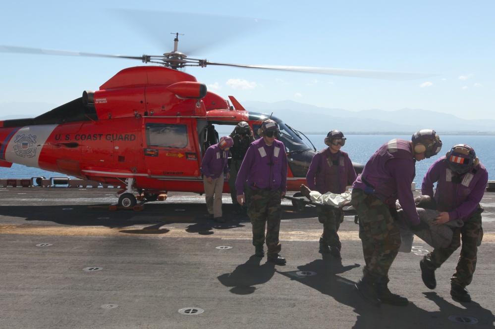 Coast Guard delivers Haitian earthquake victims