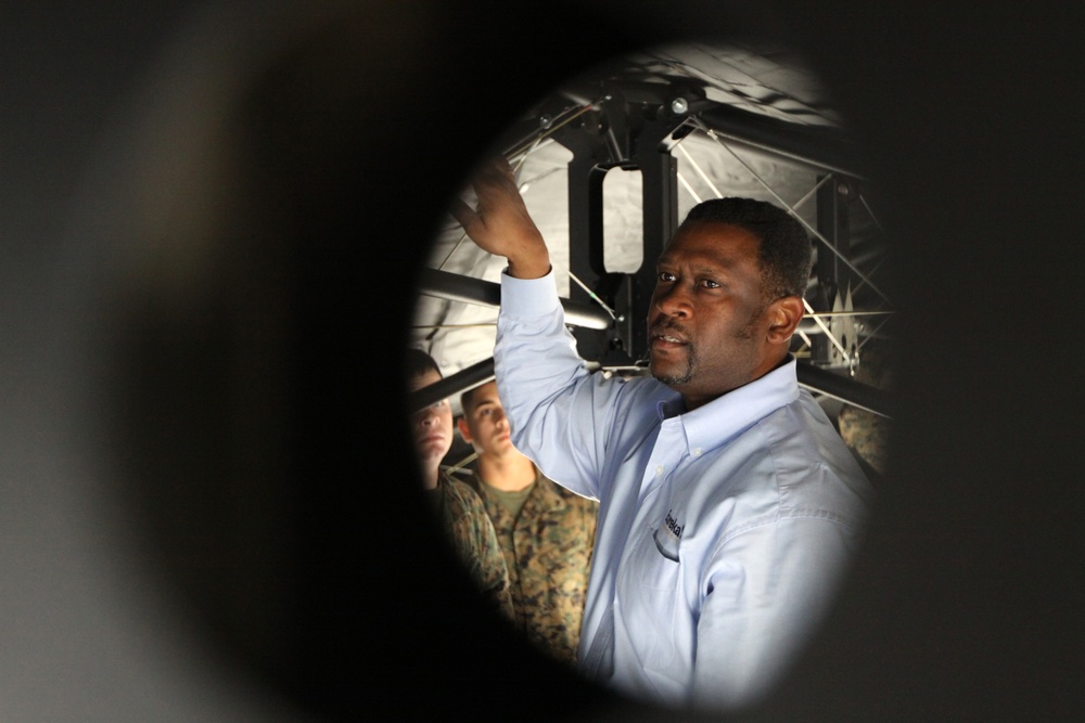 Tank battalion fields more expedient tents