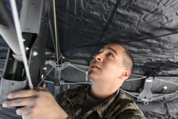 Tank battalion fields more expedient tents