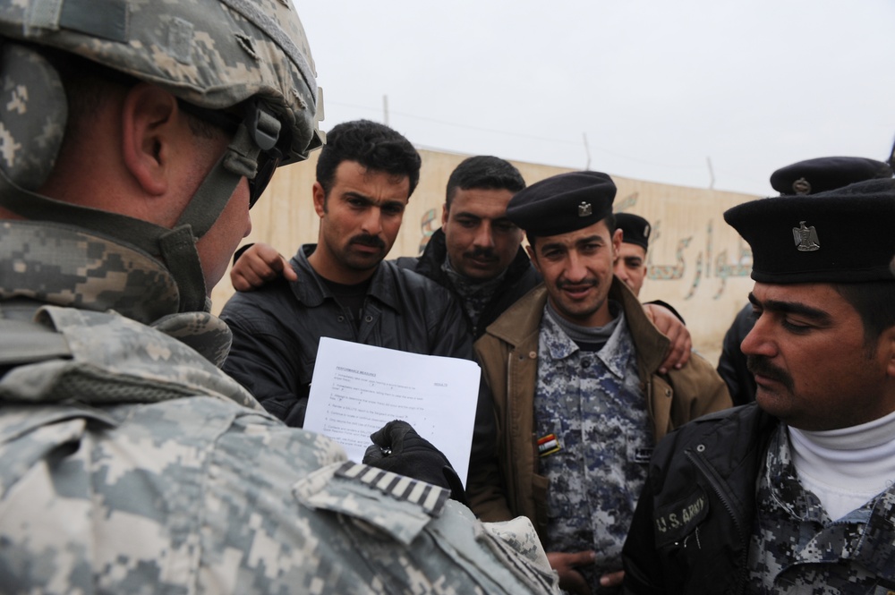 U.S. Soldiers and ESU Meet With Local Nationals