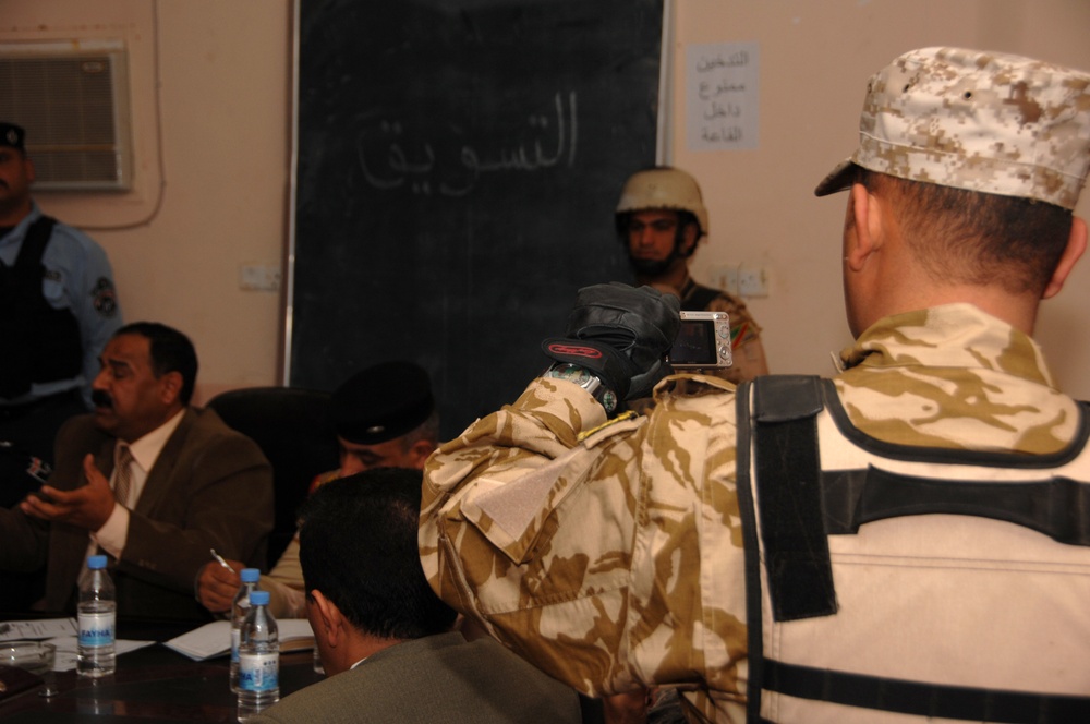 Troops guard key leaders meeting in Baghdad