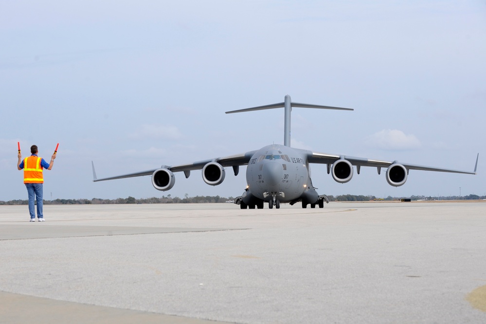 Earthquake evacuees arriving at Orlando-Sanford International Airport