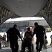 Earthquake evacuees arriving at Orlando-Sanford International Airport