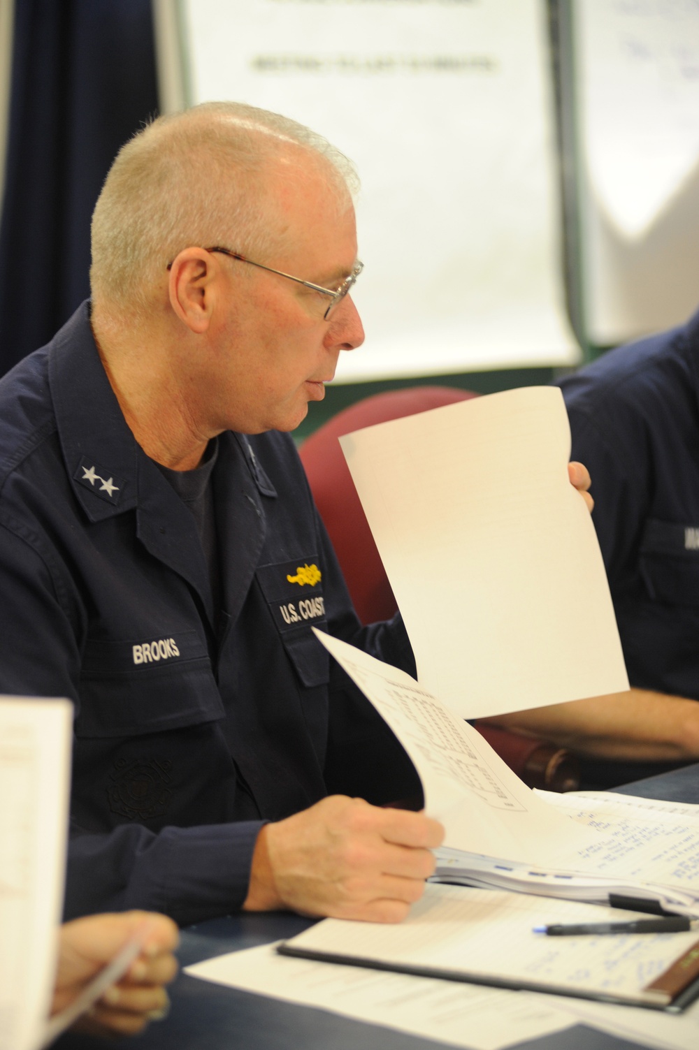 Coast Guard Haiti Relief Operation Planning Meeting