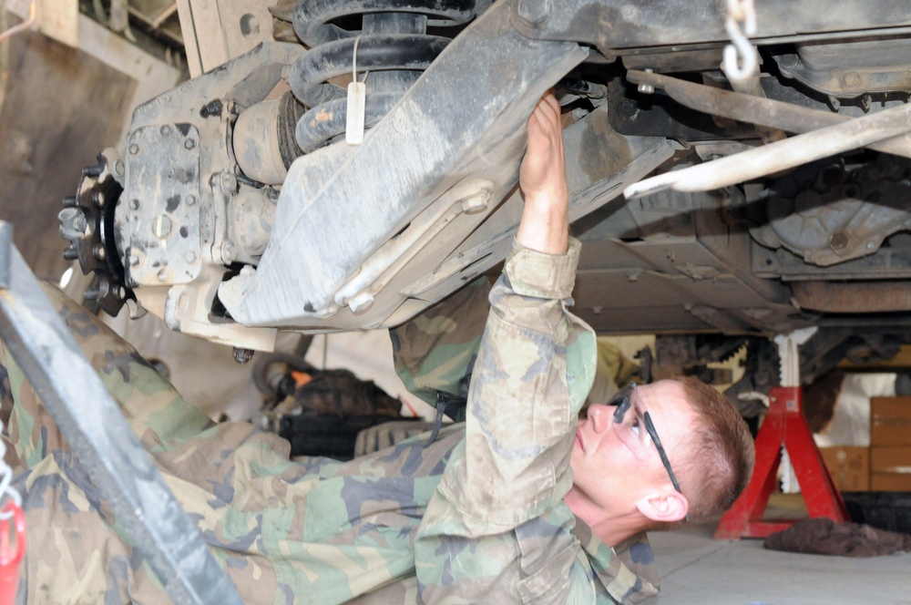 DSTB motor pool stays busy after transfer of authority
