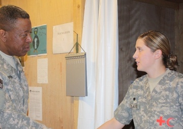 Massachusetts Adjutant General Carter visits troops in theater