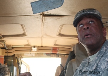 Massachusetts Adjutant General Carter visits troops in theater