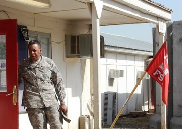Massachusetts Adjutant General Carter visits troops in theater
