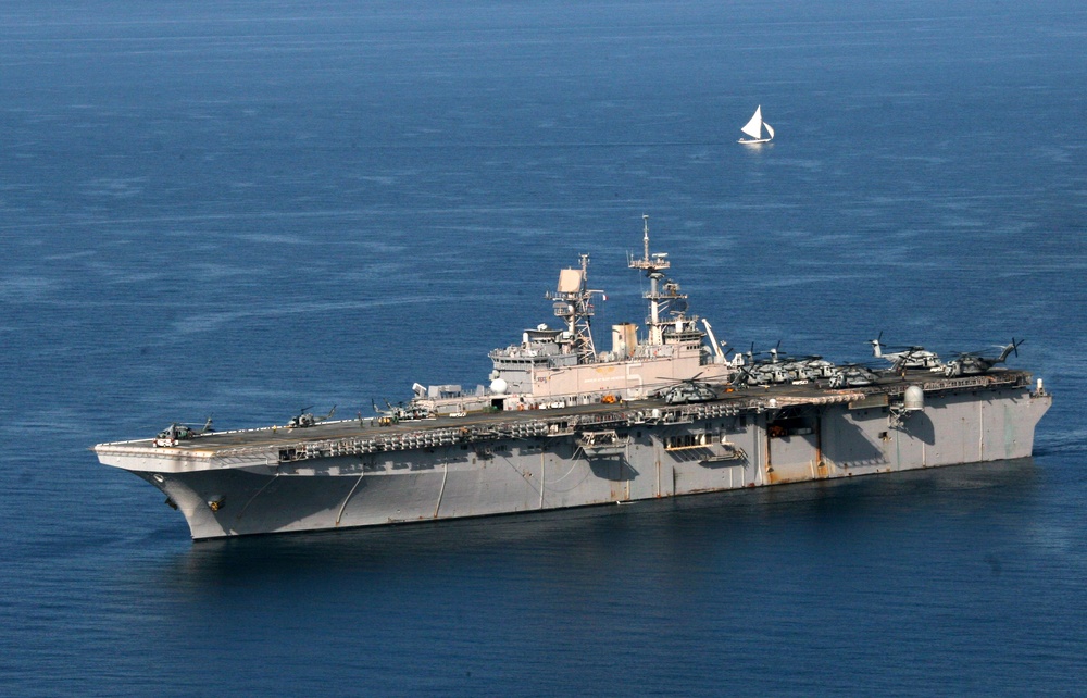 USS Bataan located off the coast of Haiti