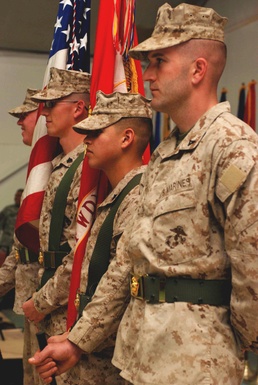 Historic transfer of authority says goodbye to Marines as Army takes lead in Al Anbar