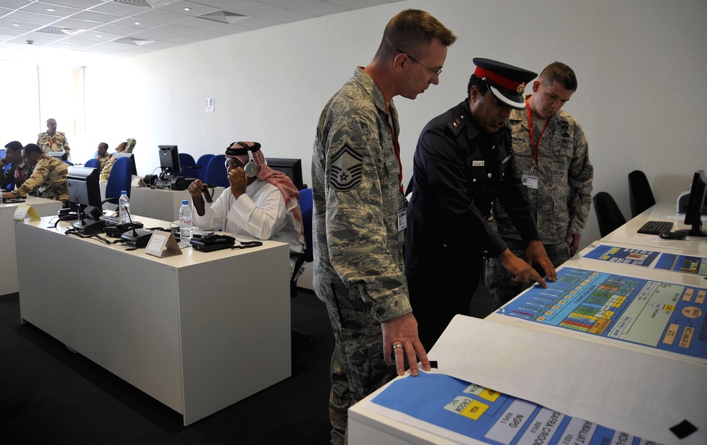 Air Force Emergency Managers work to keep Bahrain International Airshow safe