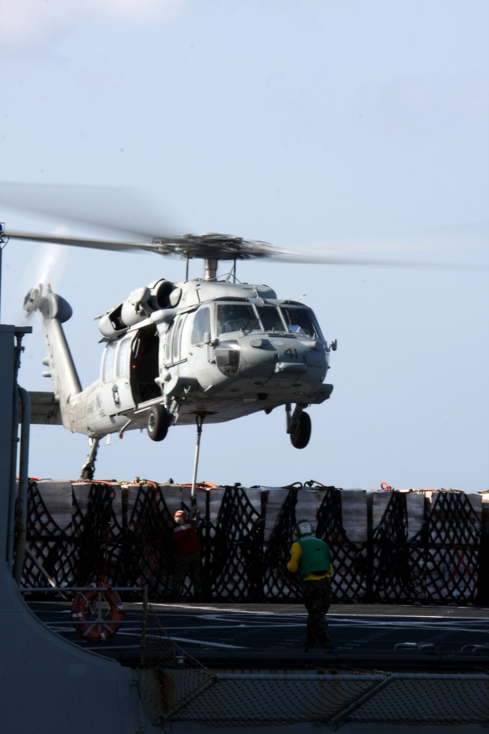 22nd MEU and USS Bataan Resupply