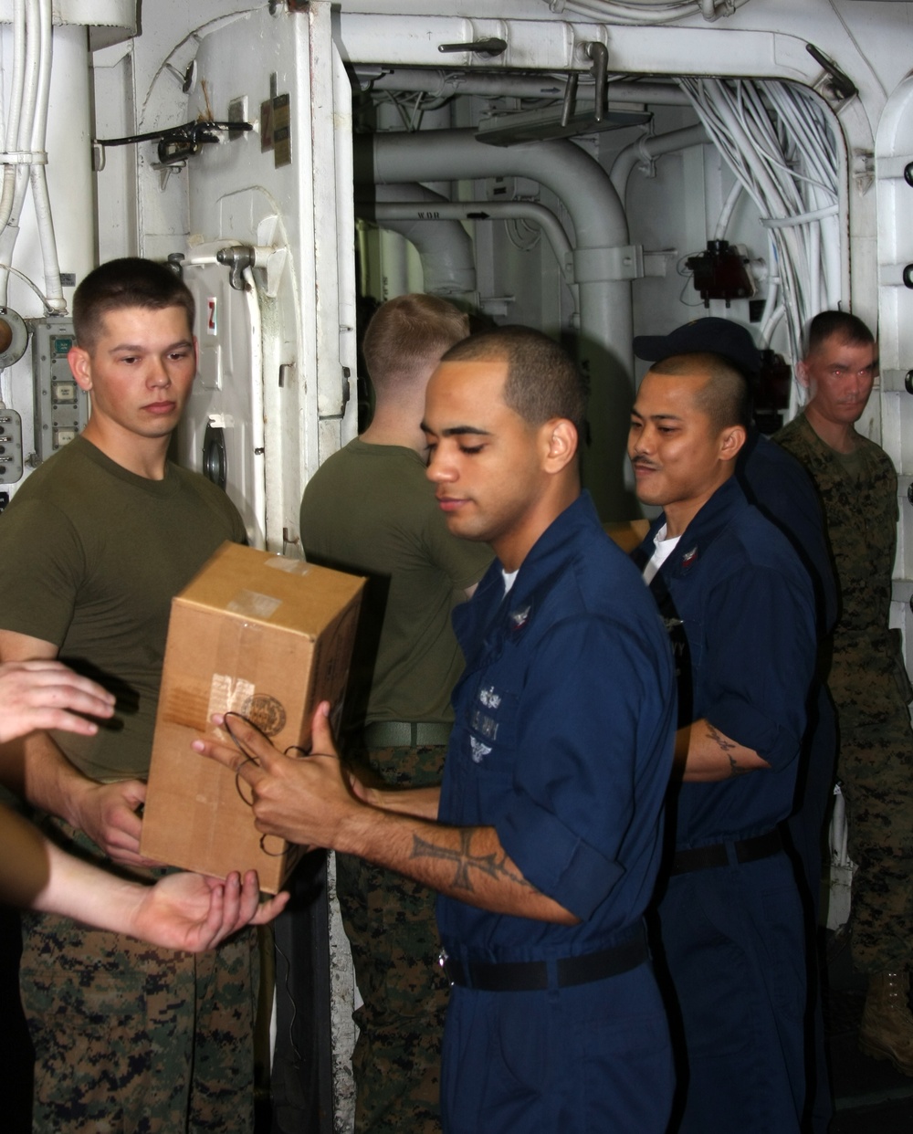 22nd MEU and USS Bataan Resupply