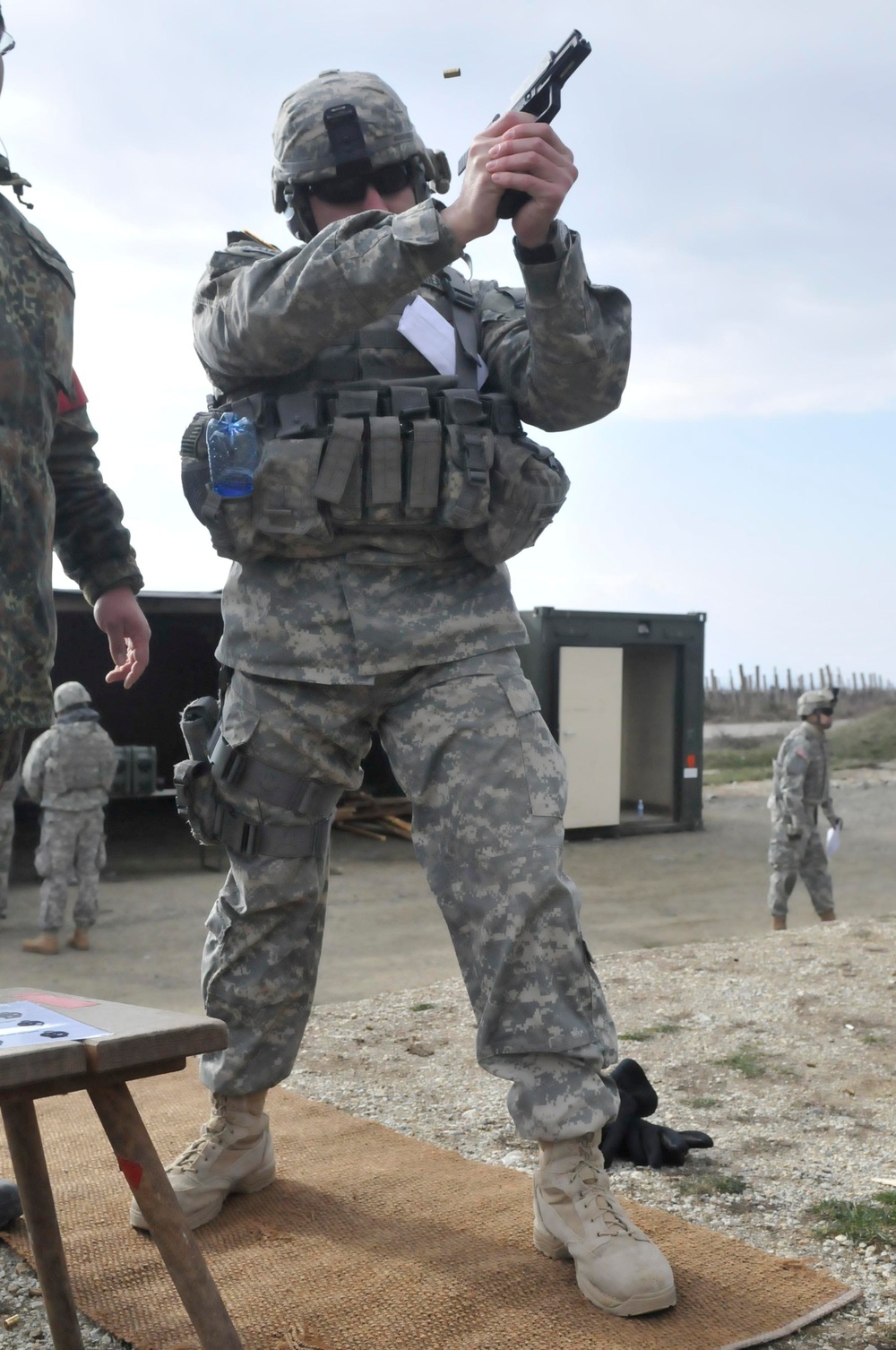 U.S. and German Kosovo Force Soldiers Join to Earn the 'Schützenschnur' Shooting Badge