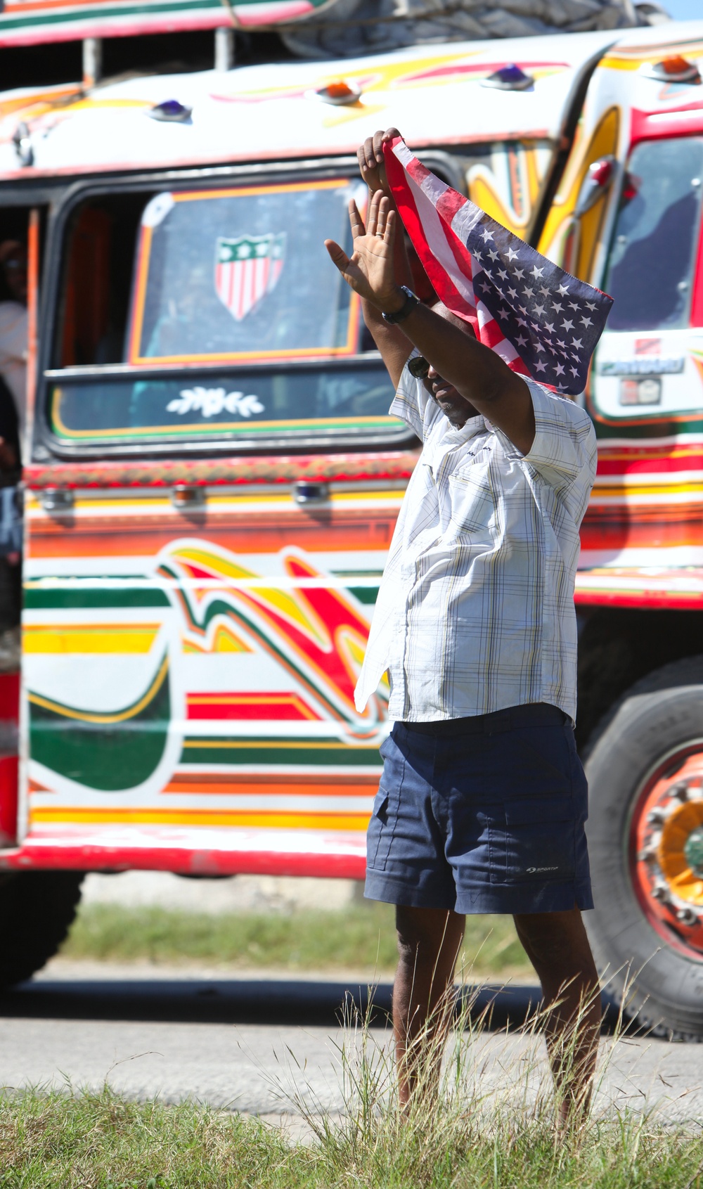 The 22nd MEU has distributed supplies in the area to aid earthquake victims