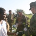 Marines deliver supplies via helicopter