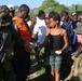Marines deliver supplies via helicopter