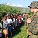 Marines deliver supplies via helicopter