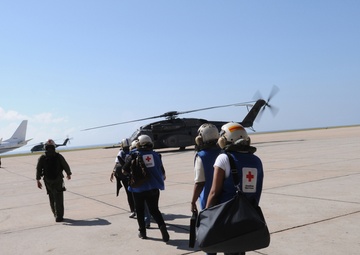 Red Cross Volunteers Support Operation Unified Response