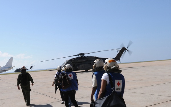 Red Cross Volunteers Support Operation Unified Response