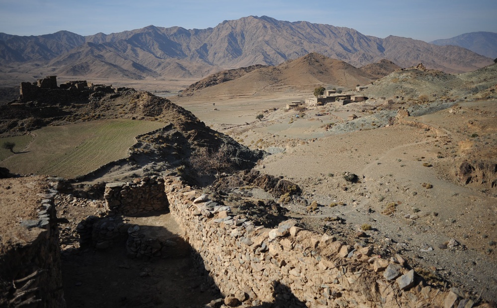 Afghan border patrol conducts mission