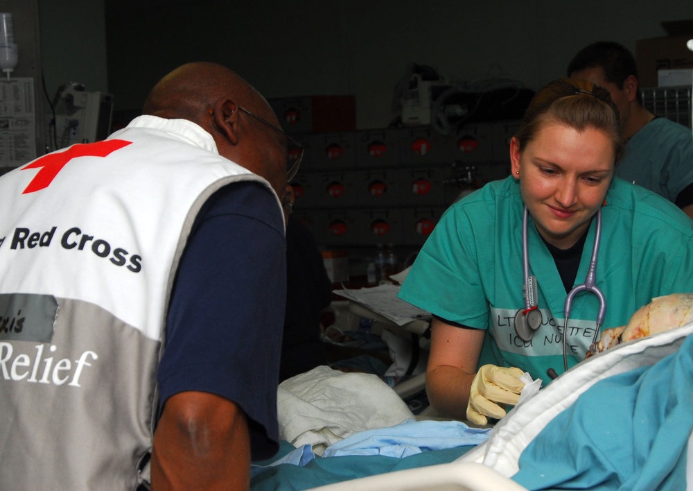 USNS Comfort Assist in Haiti Relief