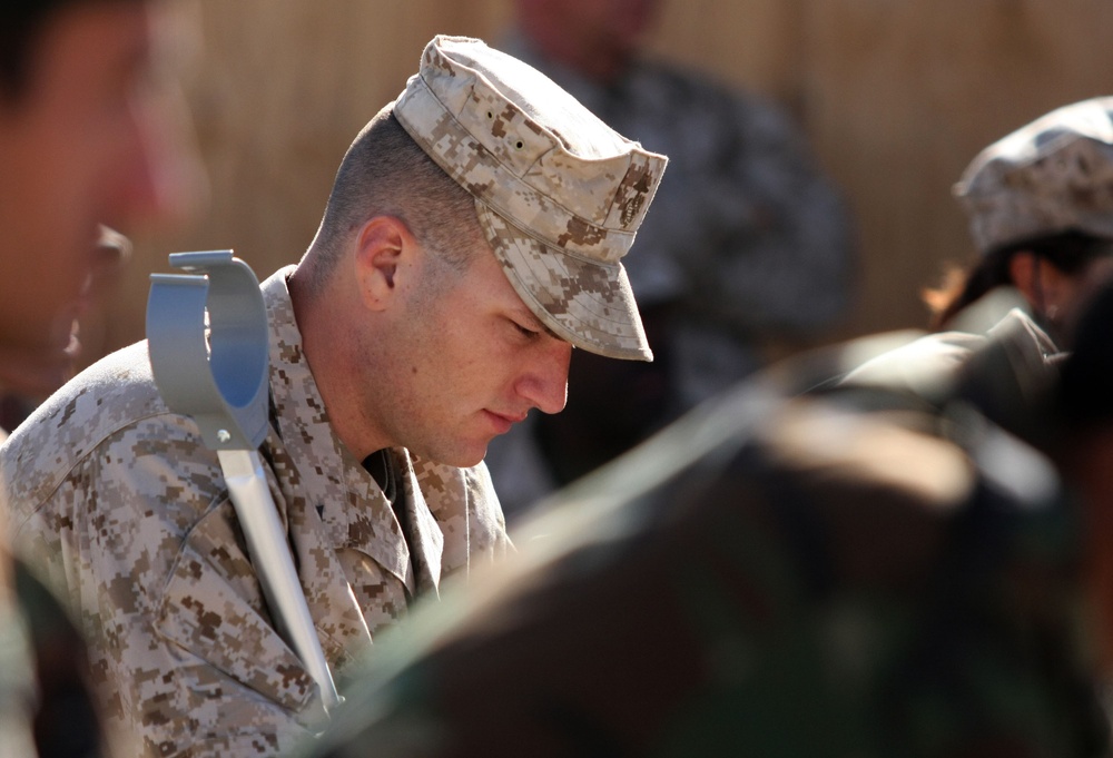 Marines in Nawa honor two fallen brothers, civilian journalist