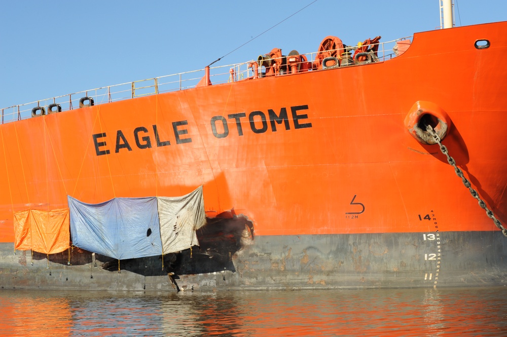 Coast Guard Continues Port Arthur Oil Spill Response