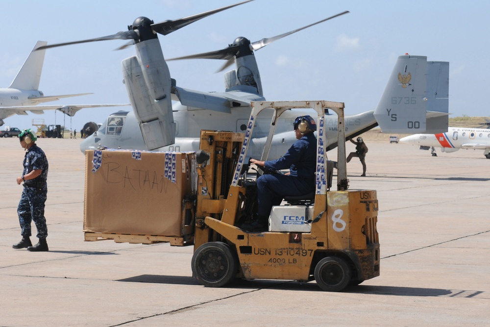 Air Terminal at U.S. Naval Station Guantanamo Bay Busy in Haiti Relief Effort