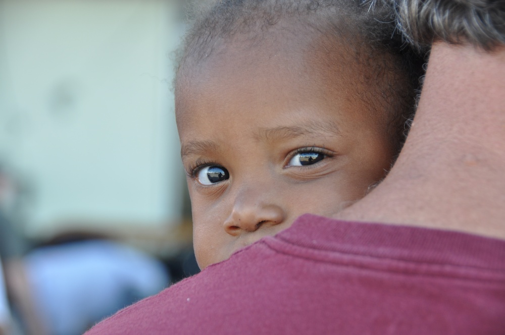 First five Orphans Leave Haiti