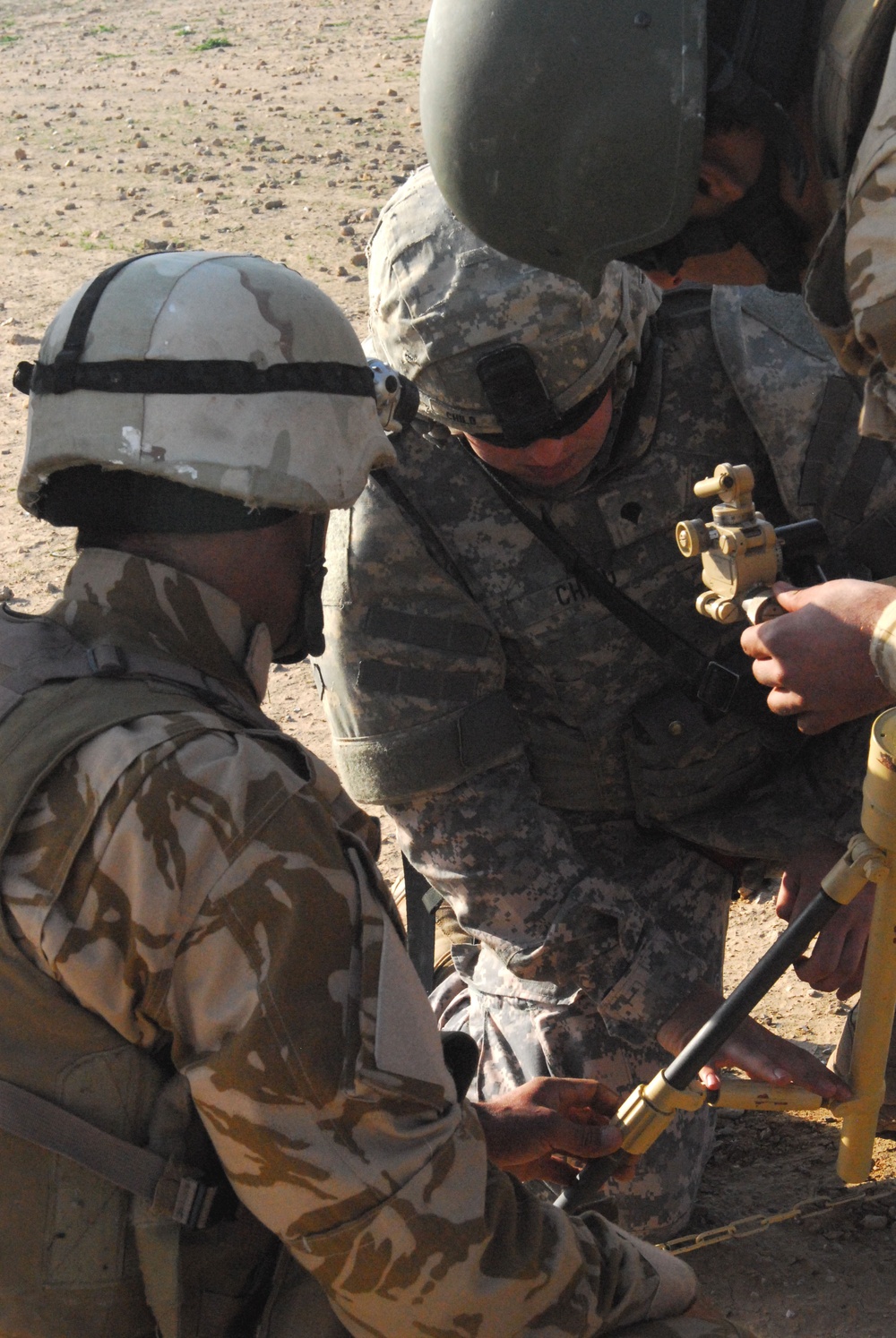 Soldier Assists in Training Iraqi Army