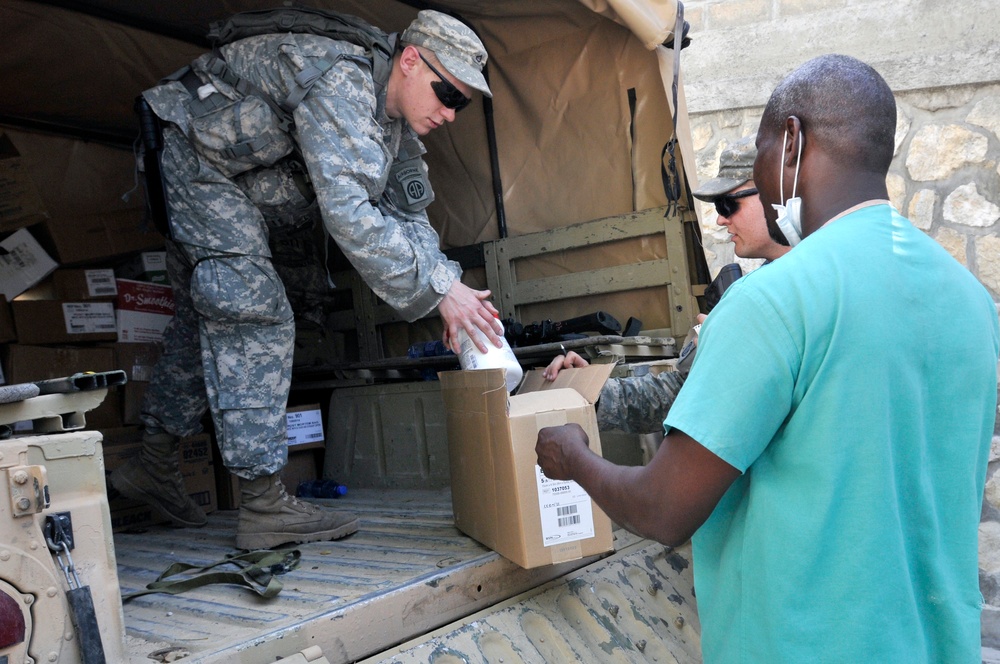 2nd Brigade Combat Team Provides More Humanitarian Aid Each Day in Haiti