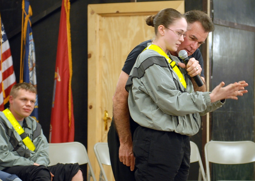 Hypnotist visits 2nd BCT Soldiers