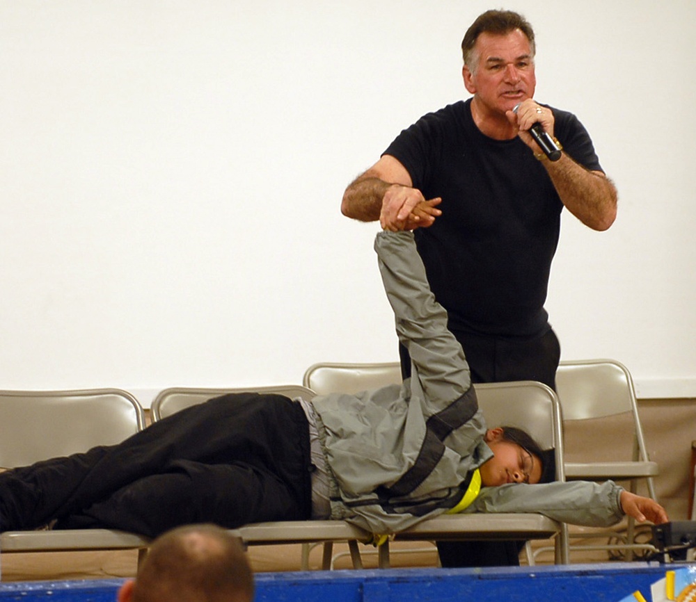 Hypnotist visits 2nd BCT Soldiers