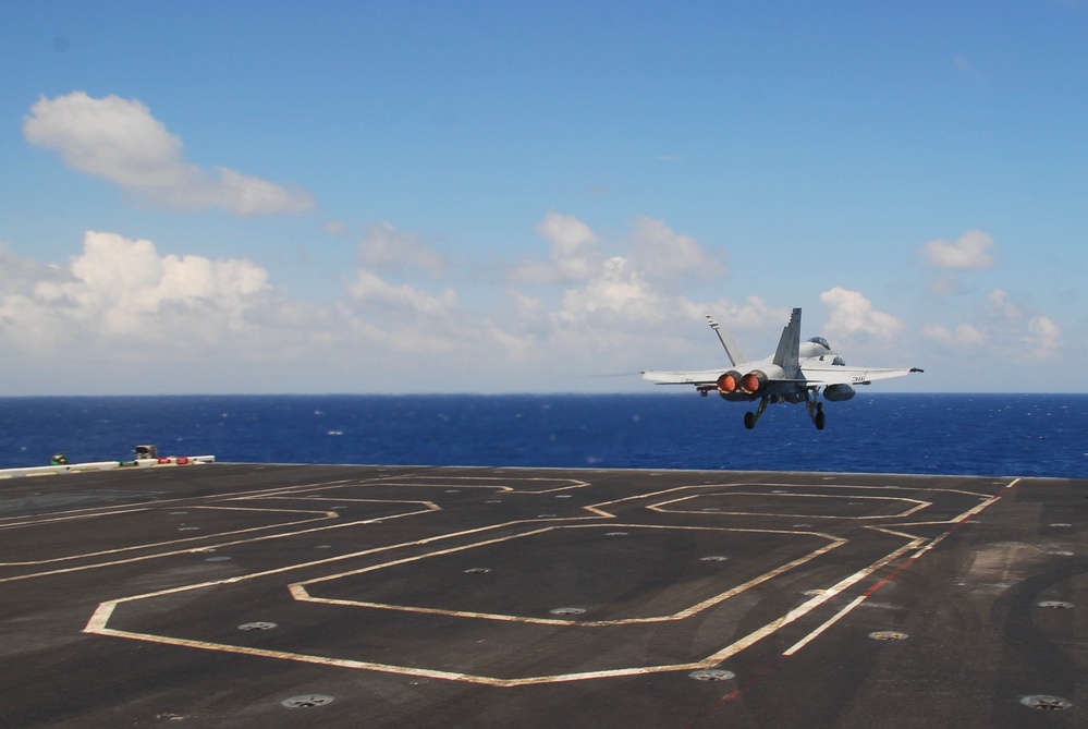 USS Nimitz continues operations