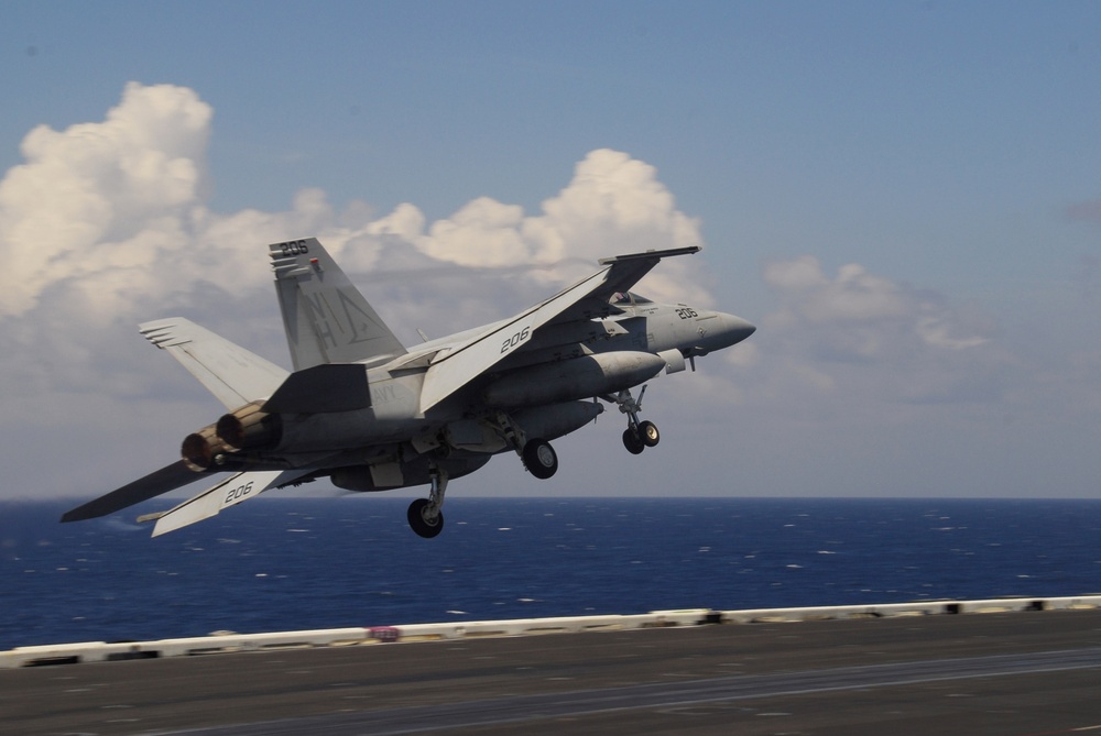 USS Nimitz continues operations