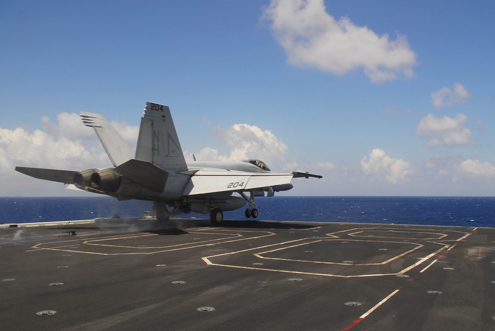 USS Nimitz continues operations