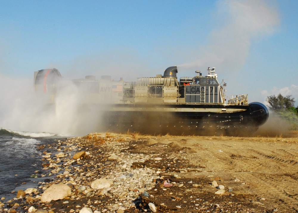 LCAC's deliver, sailor dsitribute