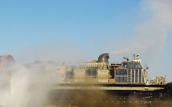 LCAC's deliver, sailor dsitribute