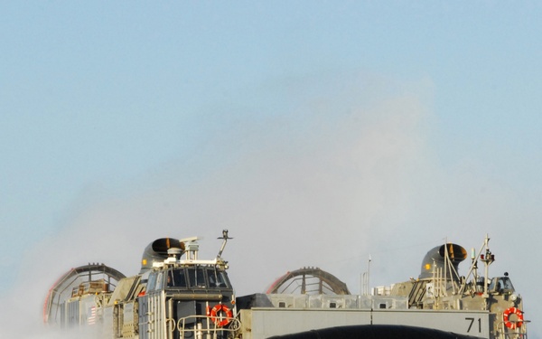 LCAC's deliver, sailor dsitribute