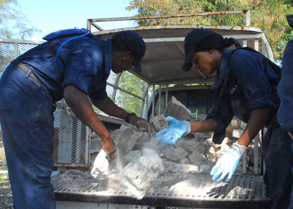 LCAC's deliver, sailor dsitribute