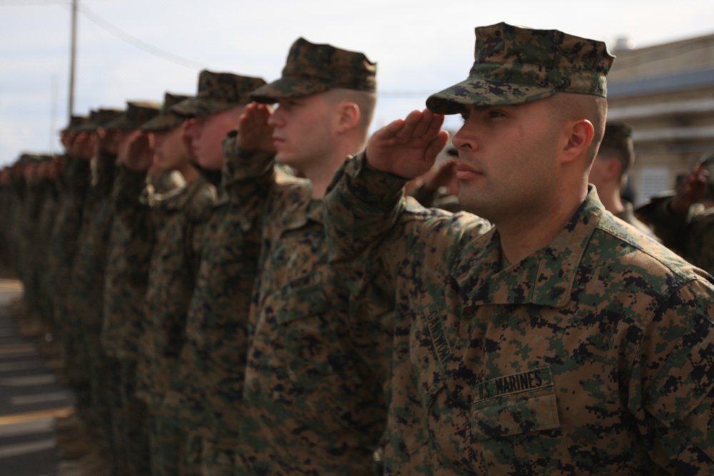 Combat Logistics Battalion 7 receives new Marines, activates Material Readiness Company