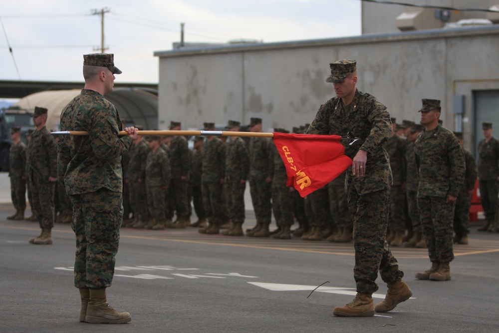 Combat Logistics Battalion 7 receives new Marines, activates Material Readiness Company