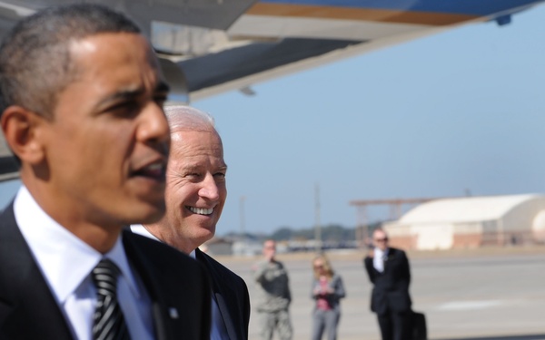 President, Vice President Arrive at MacDill